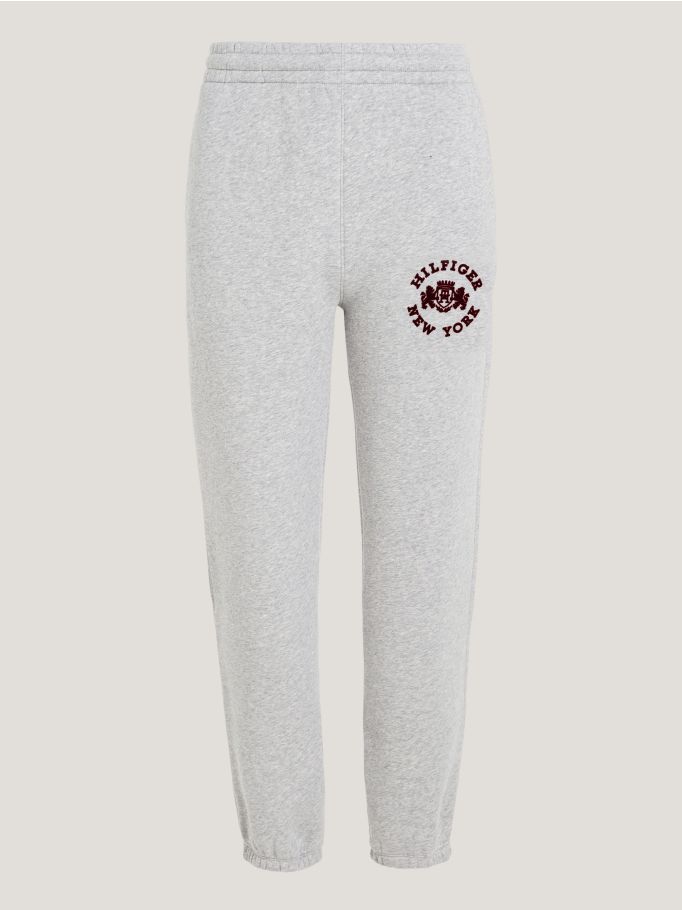 Womens grey tommy hilfiger joggers clearance
