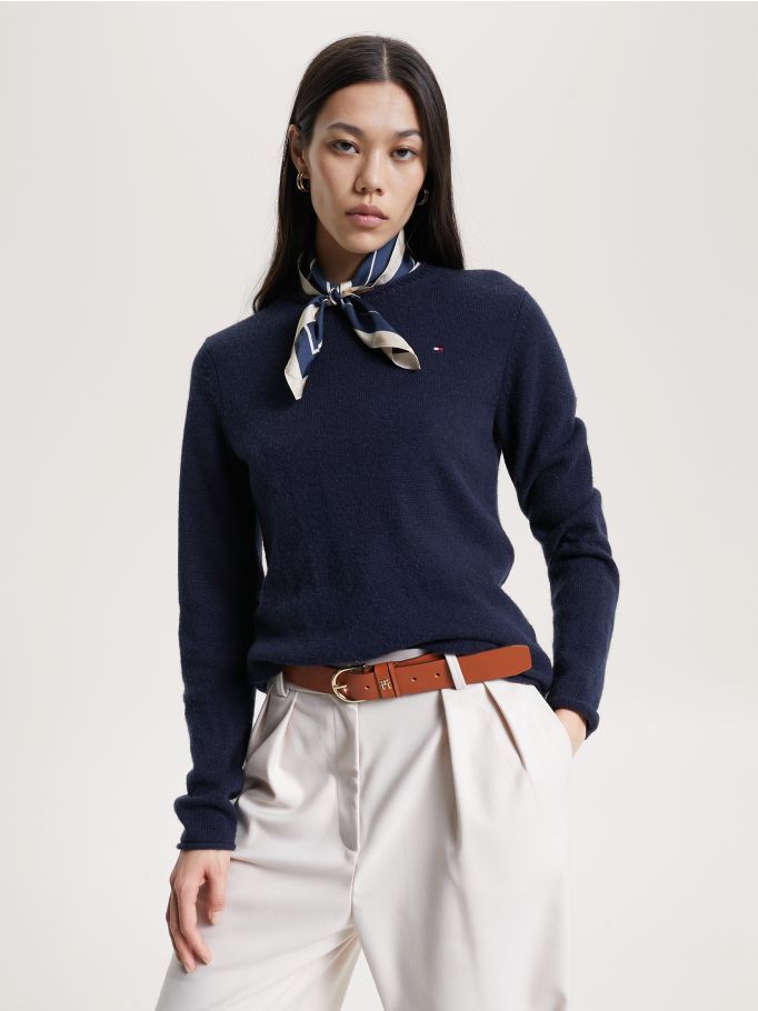 Crew Neck Wool Jumper Tommy Hilfiger