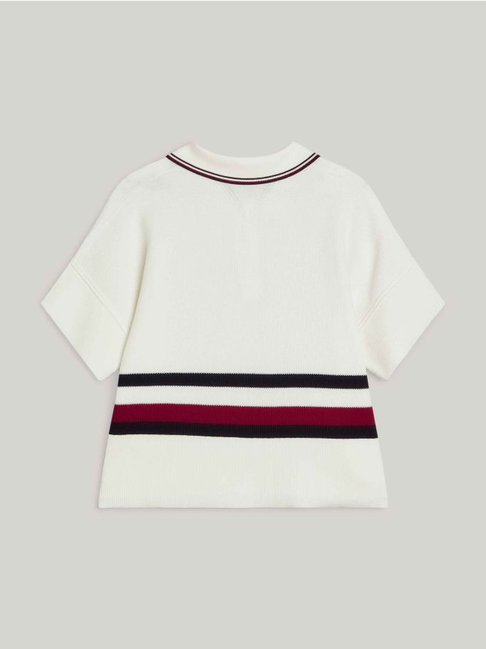 Crest Global Stripe Relaxed Polo | Tommy Hilfiger
