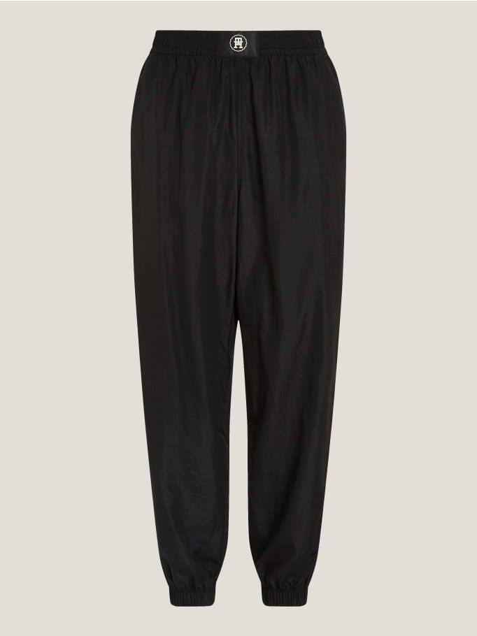 Black tommy joggers hotsell
