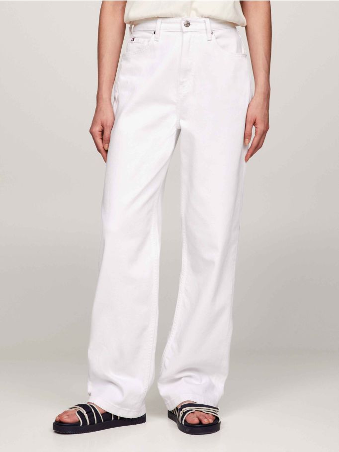 Tommy hilfiger white jeans new arrivals