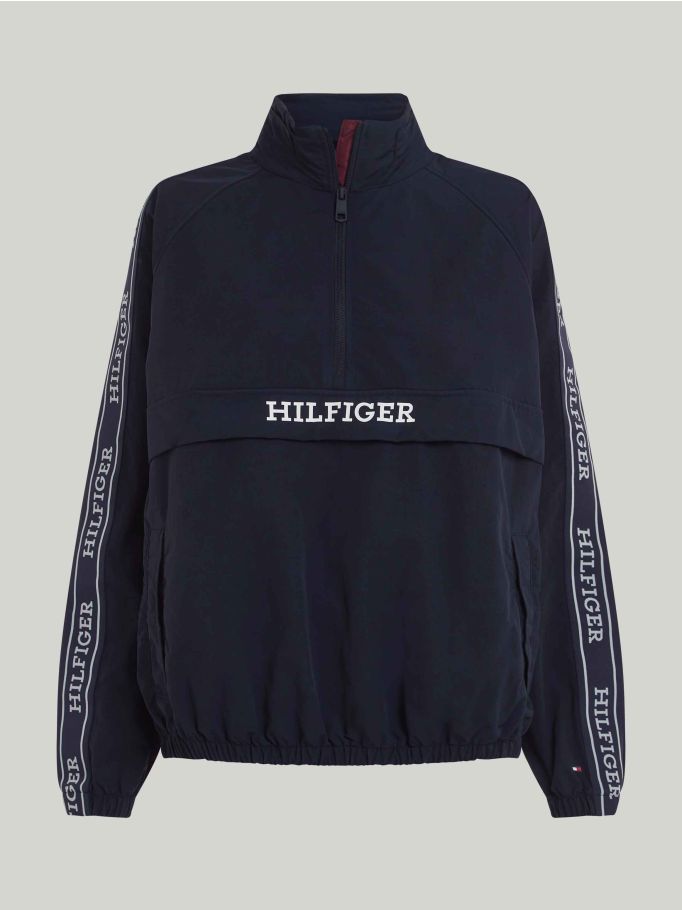 Tommy hilfiger half zip windbreaker hotsell