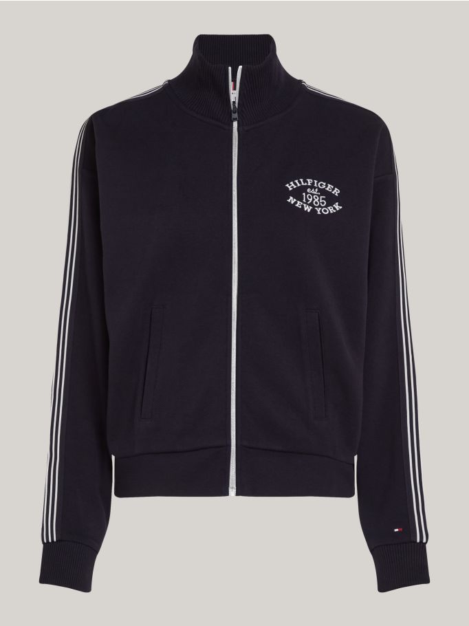 Varsity track jacket discount