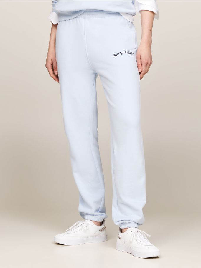 White tommy hilfiger joggers discount