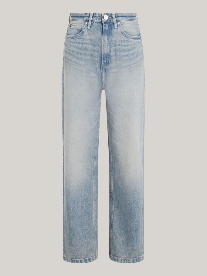 High Rise Relaxed Straight Leg Jeans | Tommy Hilfiger