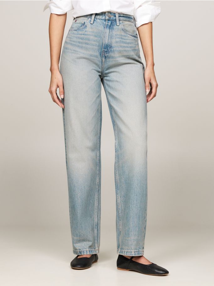 High waist jeans tommy hilfiger outlet
