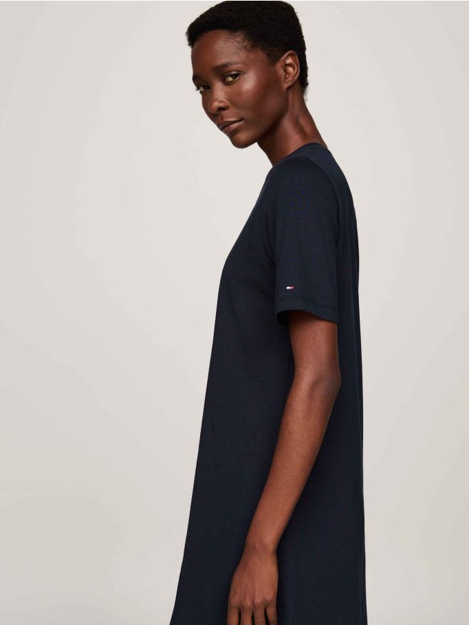Navy tee shirt dress new arrivals