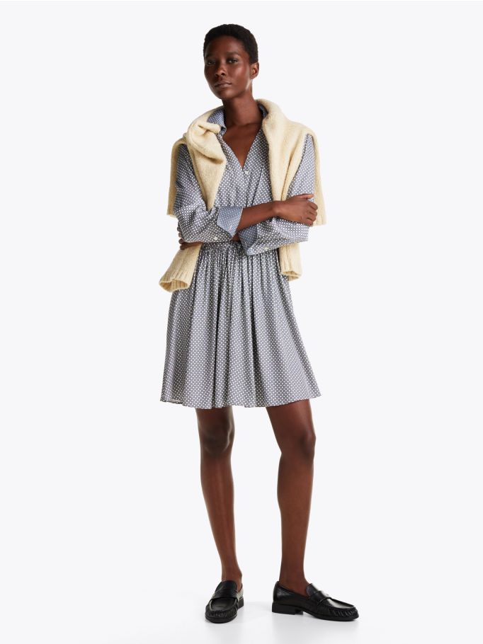 tommy hilfiger belted fit and flare dress Summer Dress Women Pink Gray Color Block Tight Fitted Dresses Ladies B
