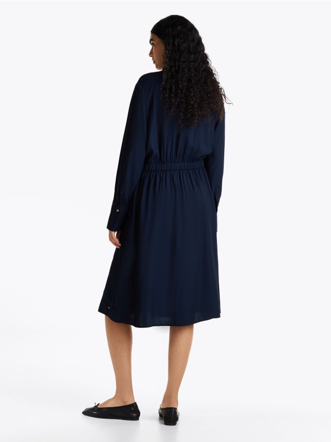 Collarless shirt dress new arrivals