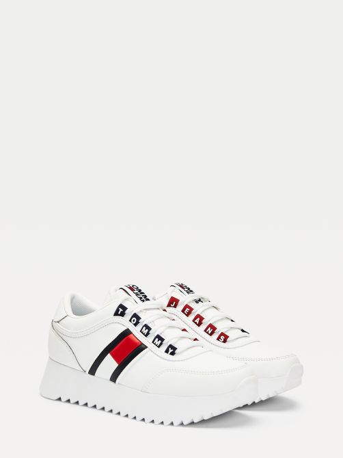 ladies flatform trainers