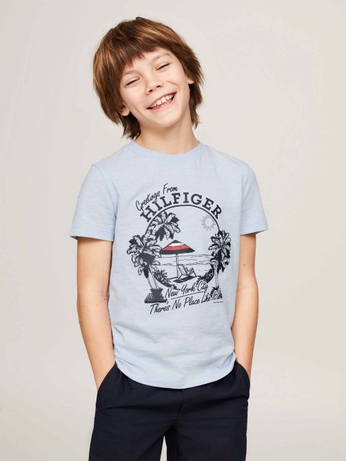 Boys tommy hilfiger tops hotsell