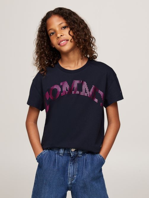 Little girl tommy hilfiger shirt hotsell