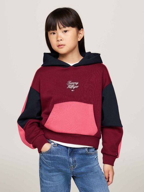 Girls tommy hilfiger hoody best sale