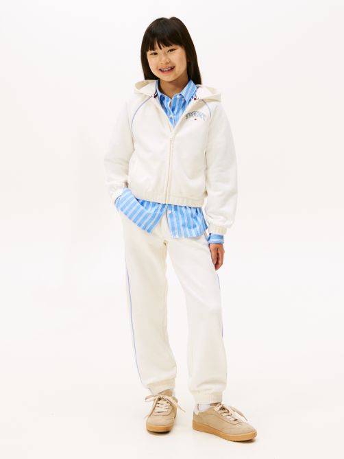 Varsity Relaxed Terry Drawstring Joggers