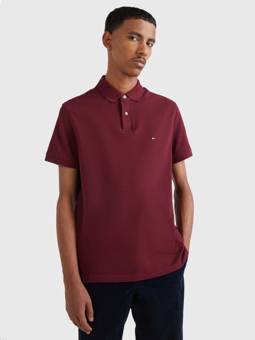 Tommy Hilfiger Polo shirt lila casual uitstraling Mode Shirts Polo shirts 