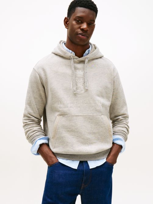 Varsity Crest Relaxed Fleece Hoody