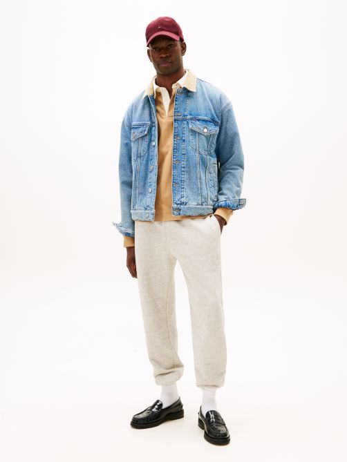 Varsity Crest Embroidery Relaxed Joggers