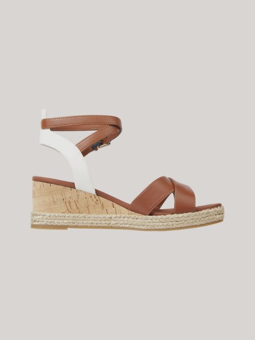 White tommy hilfiger wedges on sale