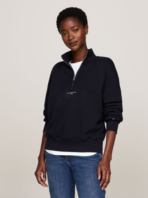 Stylish black hoodie sweater women's hot sale