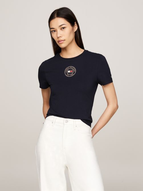 Women s T Shirts Ladies T Shirts Tommy Hilfiger Kuwait