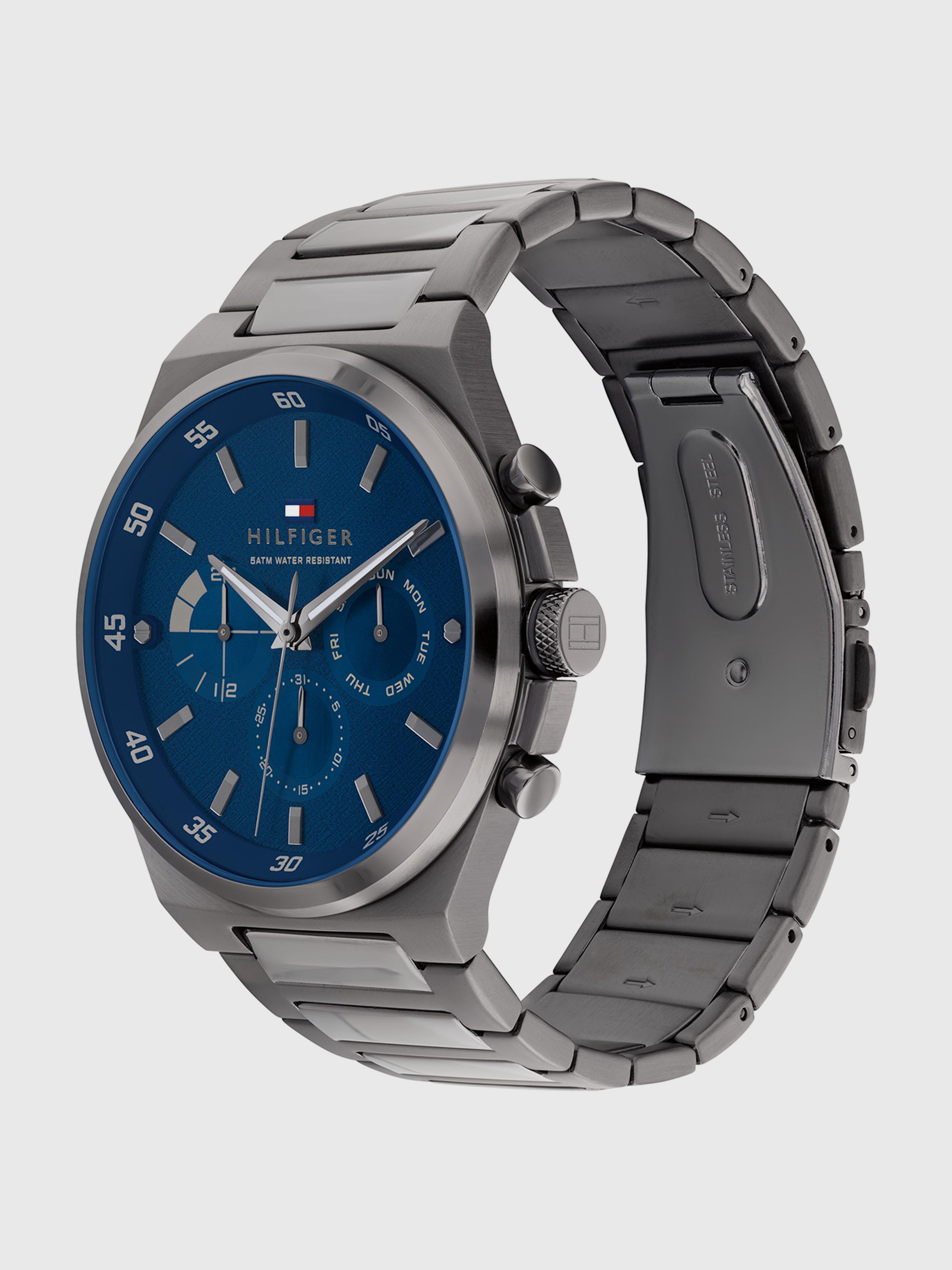 DEXTER IONIC PLATED GREY STEEL MENS Watch | Tommy Hilfiger