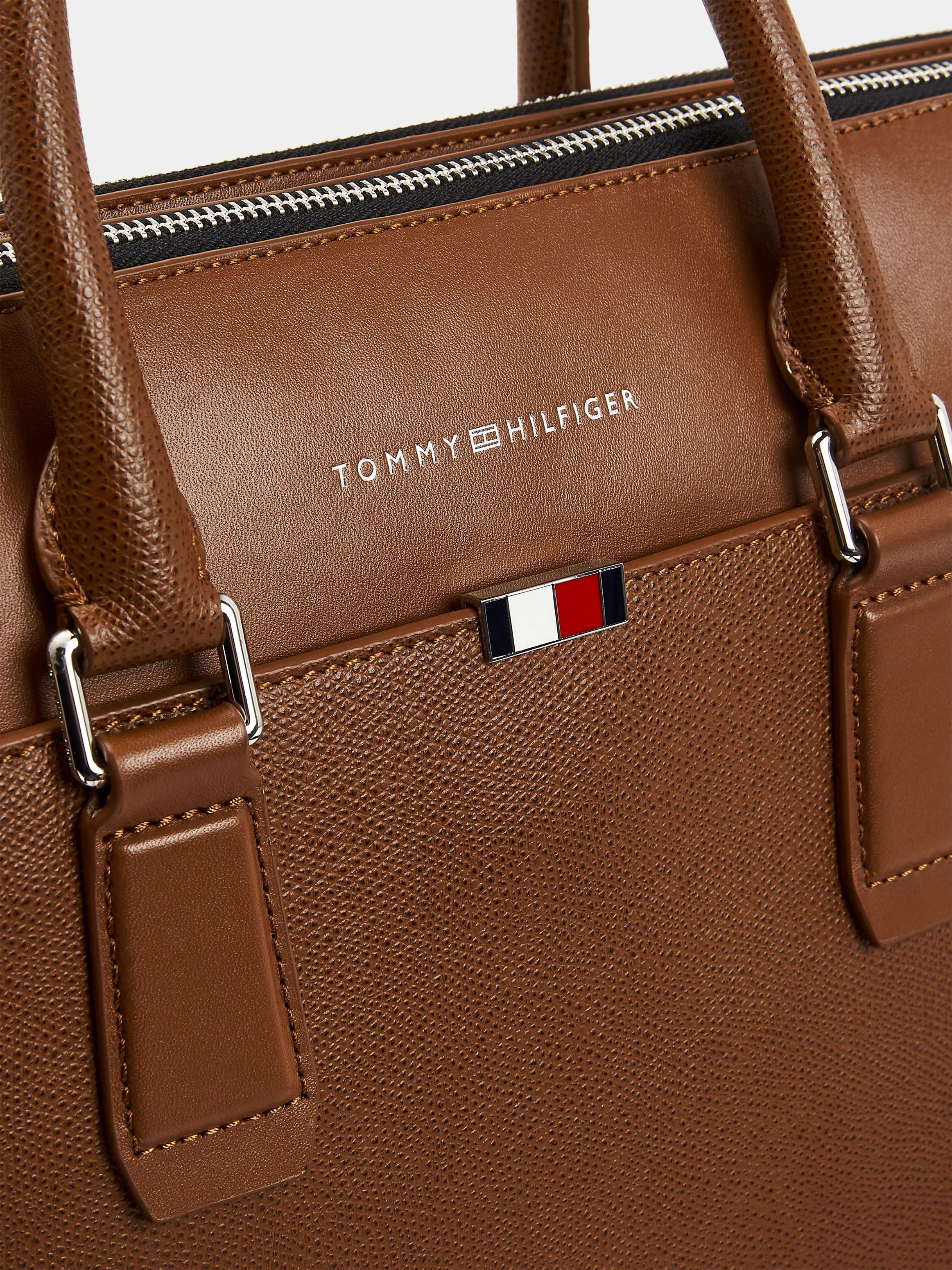 Tommy Hilfiger TH Business Leather Slim Laptop Bag Tommy Hilfiger