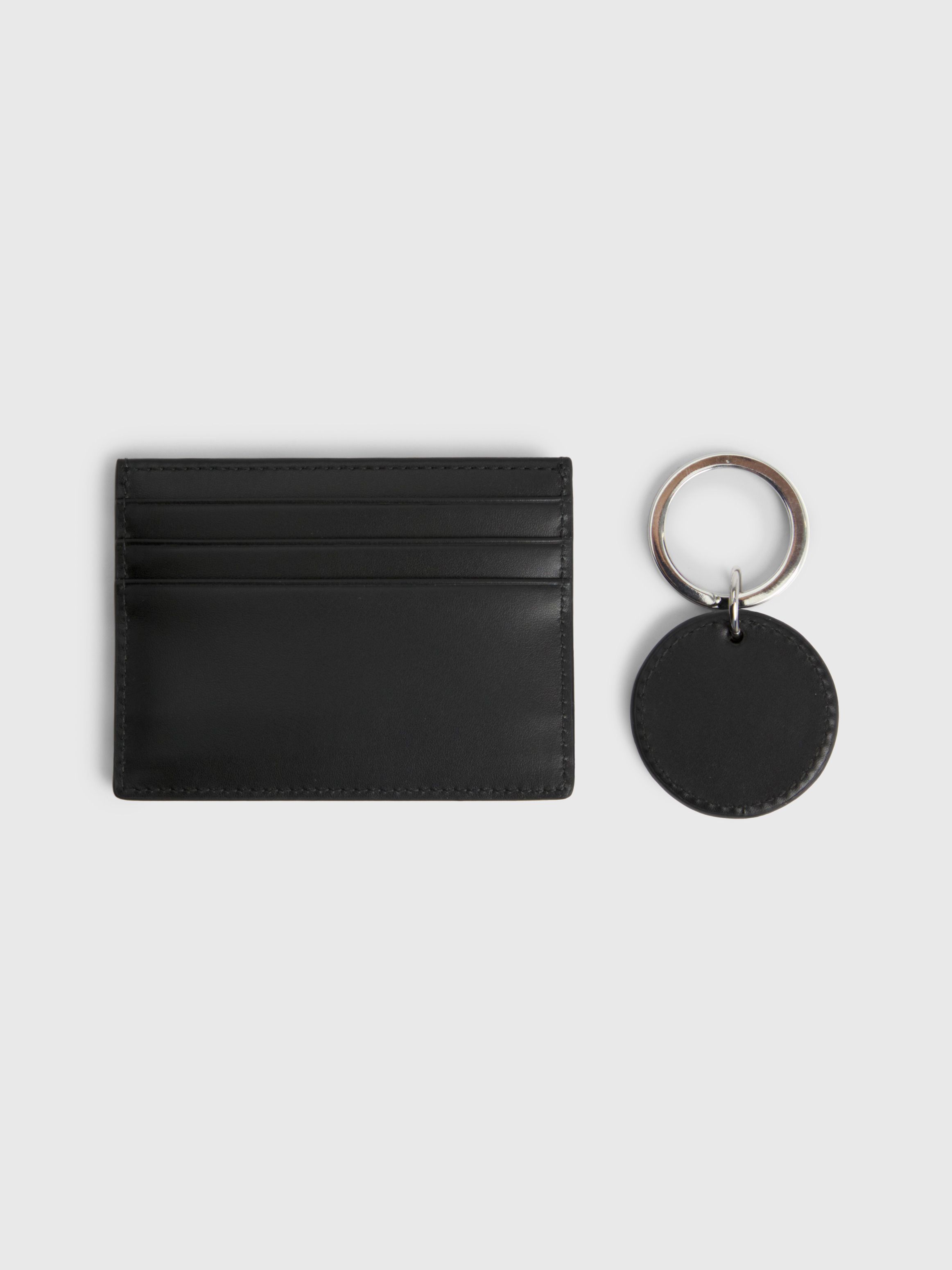 TH Monogram Leather Credit Card Holder And Key Fob Gift Set | Tommy ...