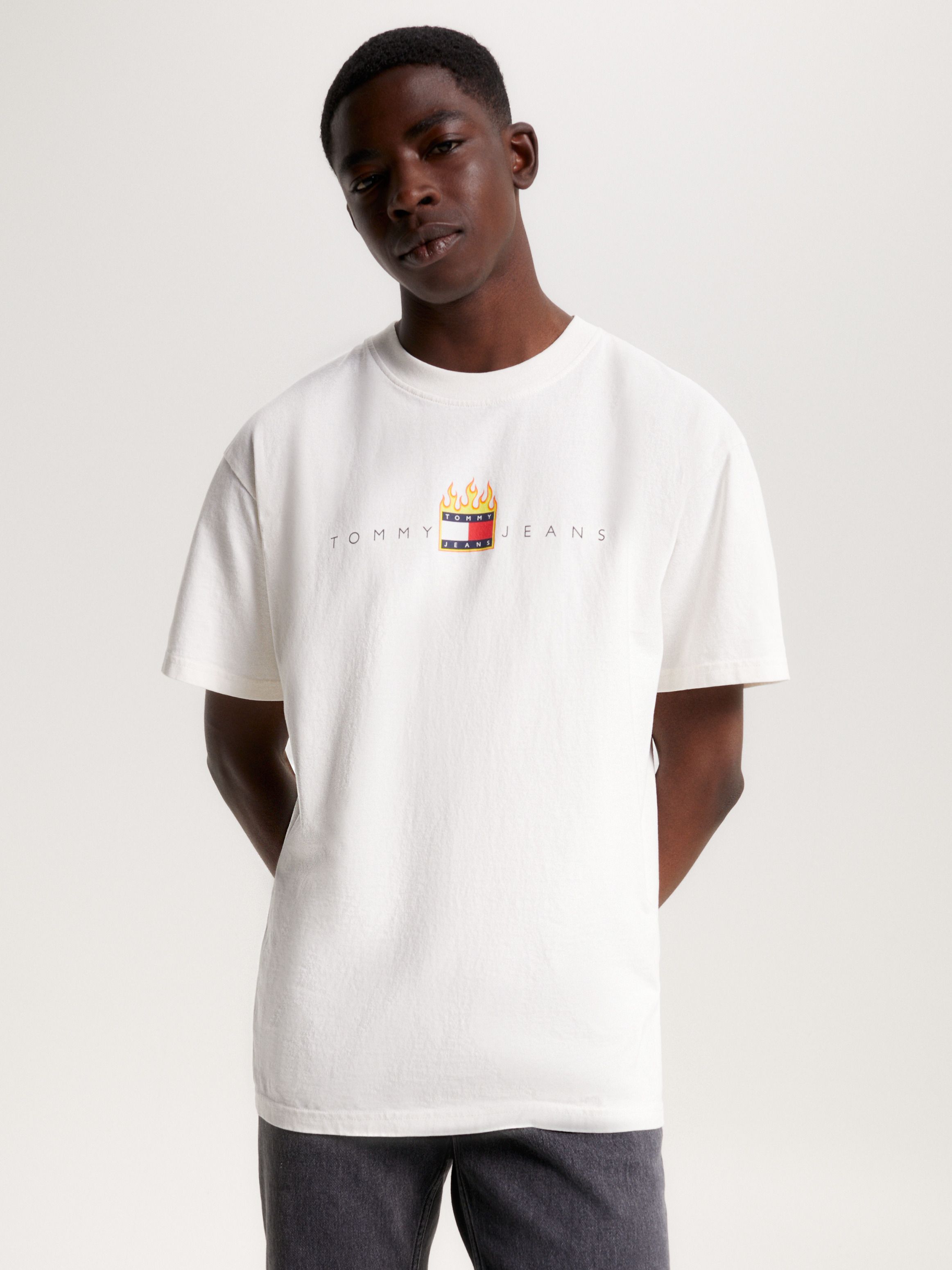 Fire Flag Relaxed T-Shirt | Tommy Hilfiger