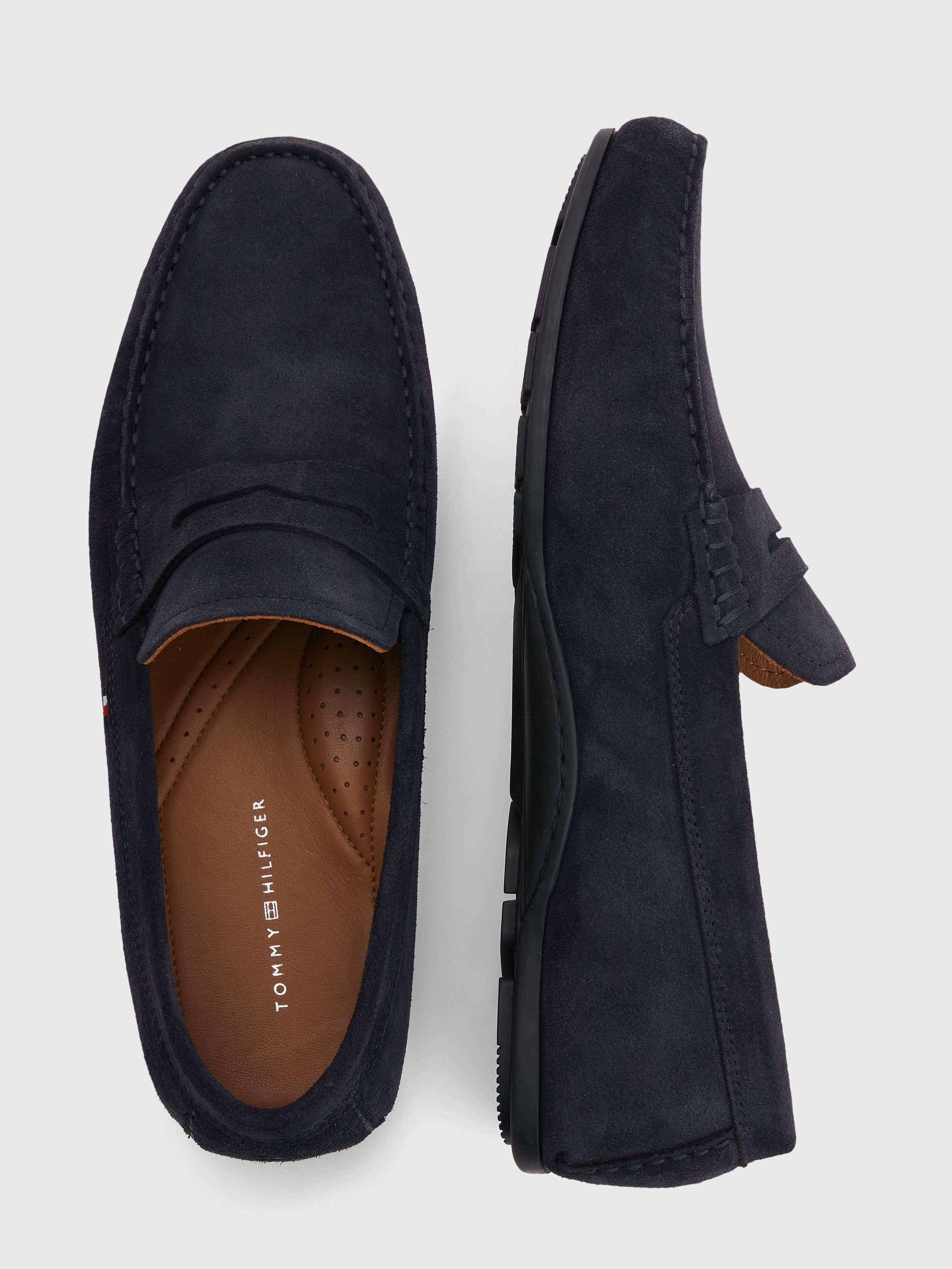 Suede Slip-On Driving Shoes | Tommy Hilfiger