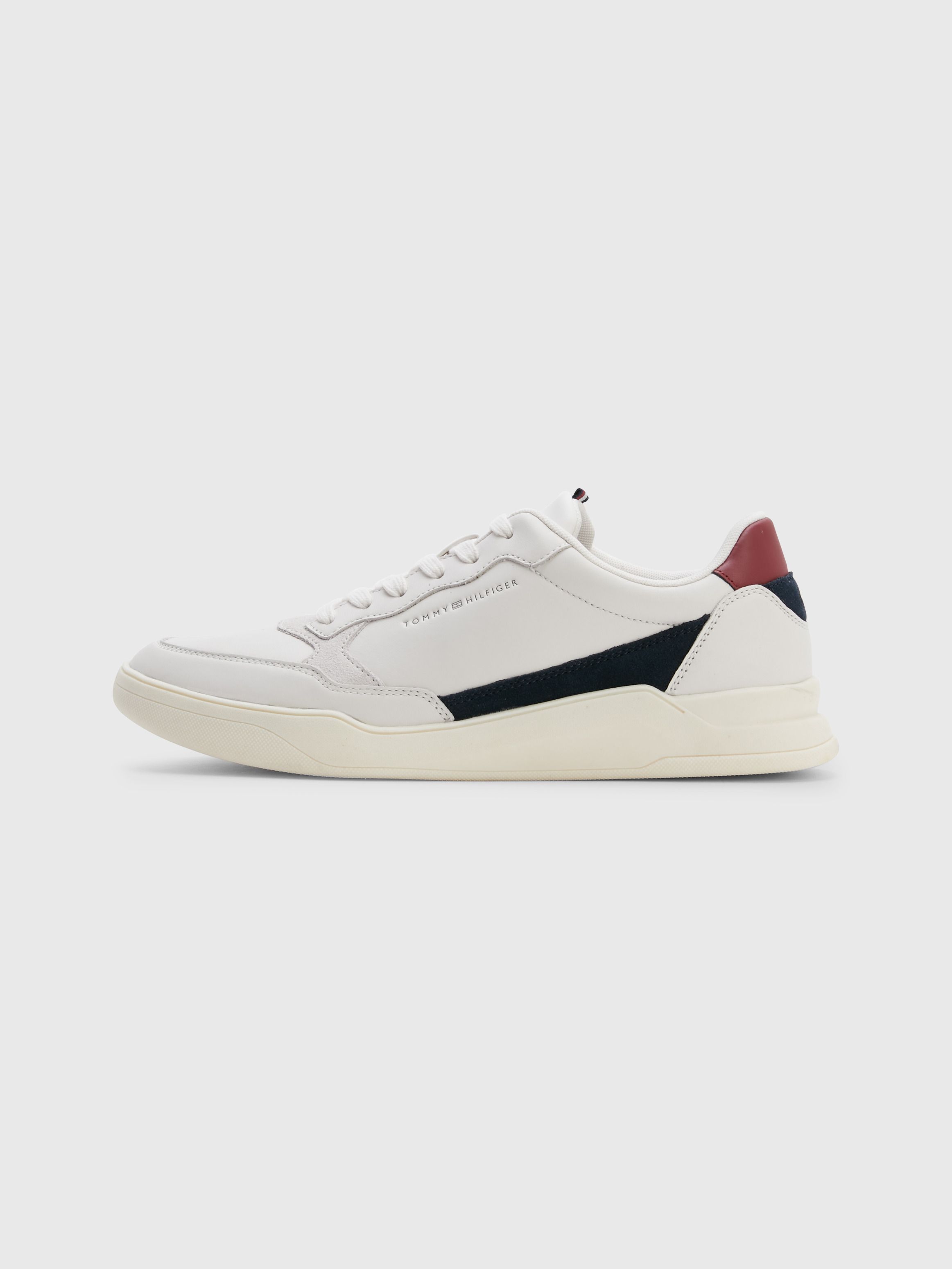 Elevated Leather Tonal Trainers | Tommy Hilfiger