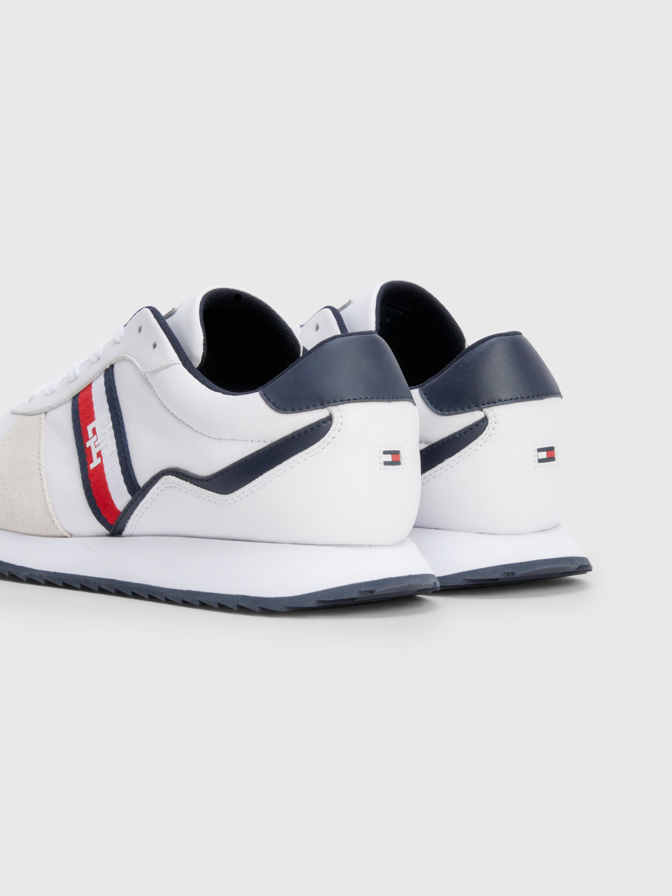 Leather Monogram Runner Trainers | Tommy Hilfiger