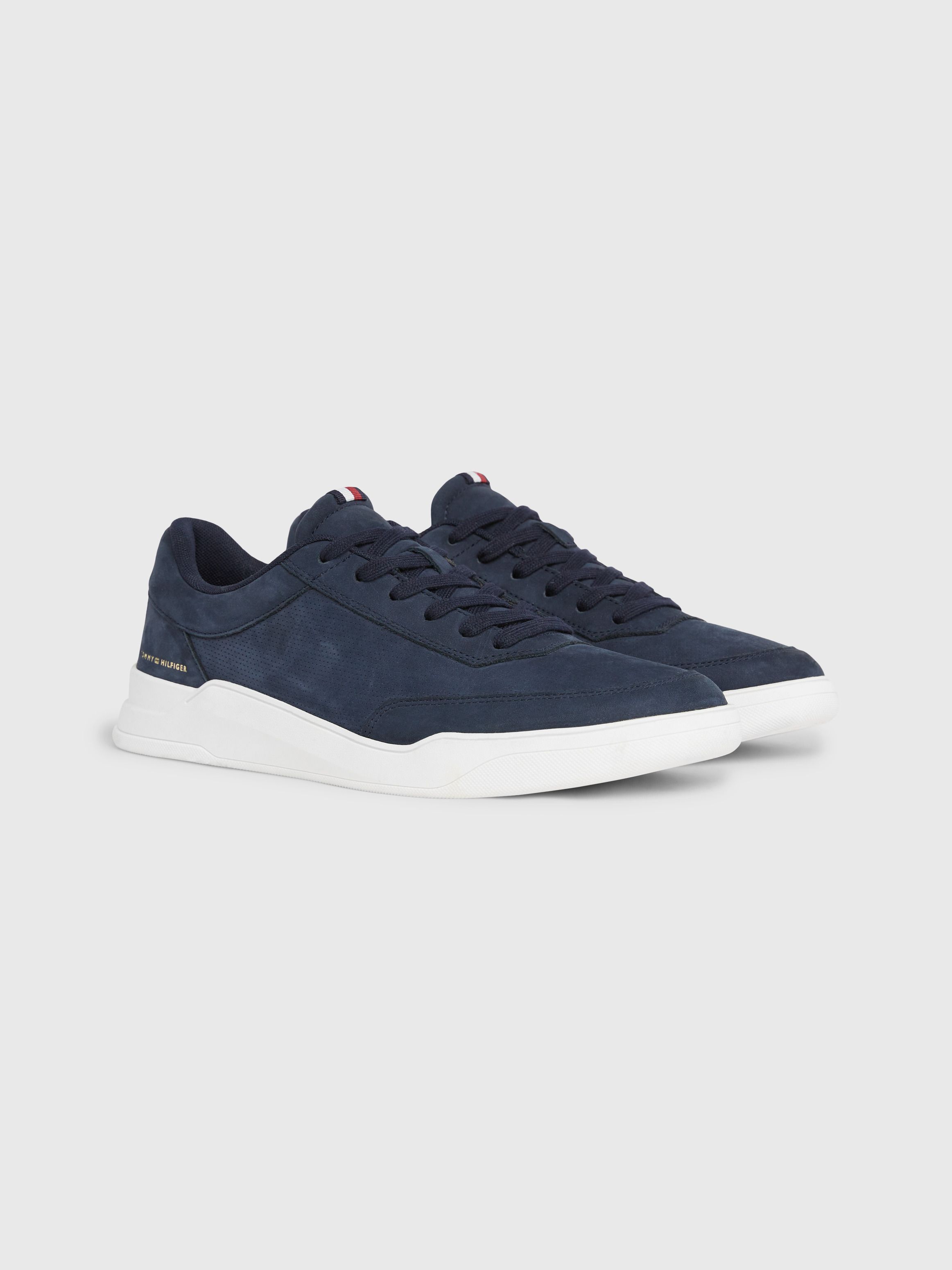 Elevated Nubuck Leather Cupsole Trainers | Tommy Hilfiger