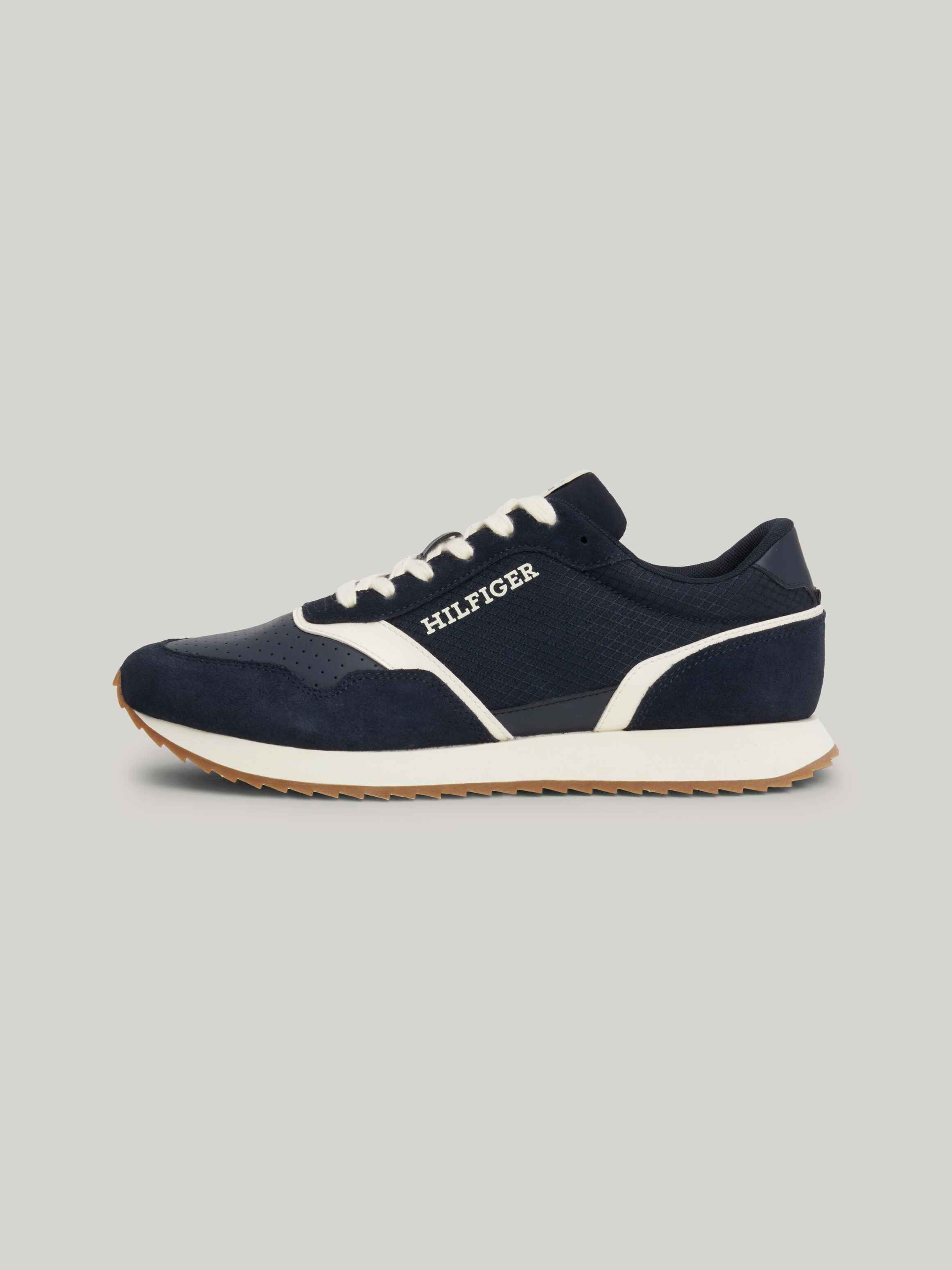 Leather Mixed Texture Runner Trainers | Tommy Hilfiger