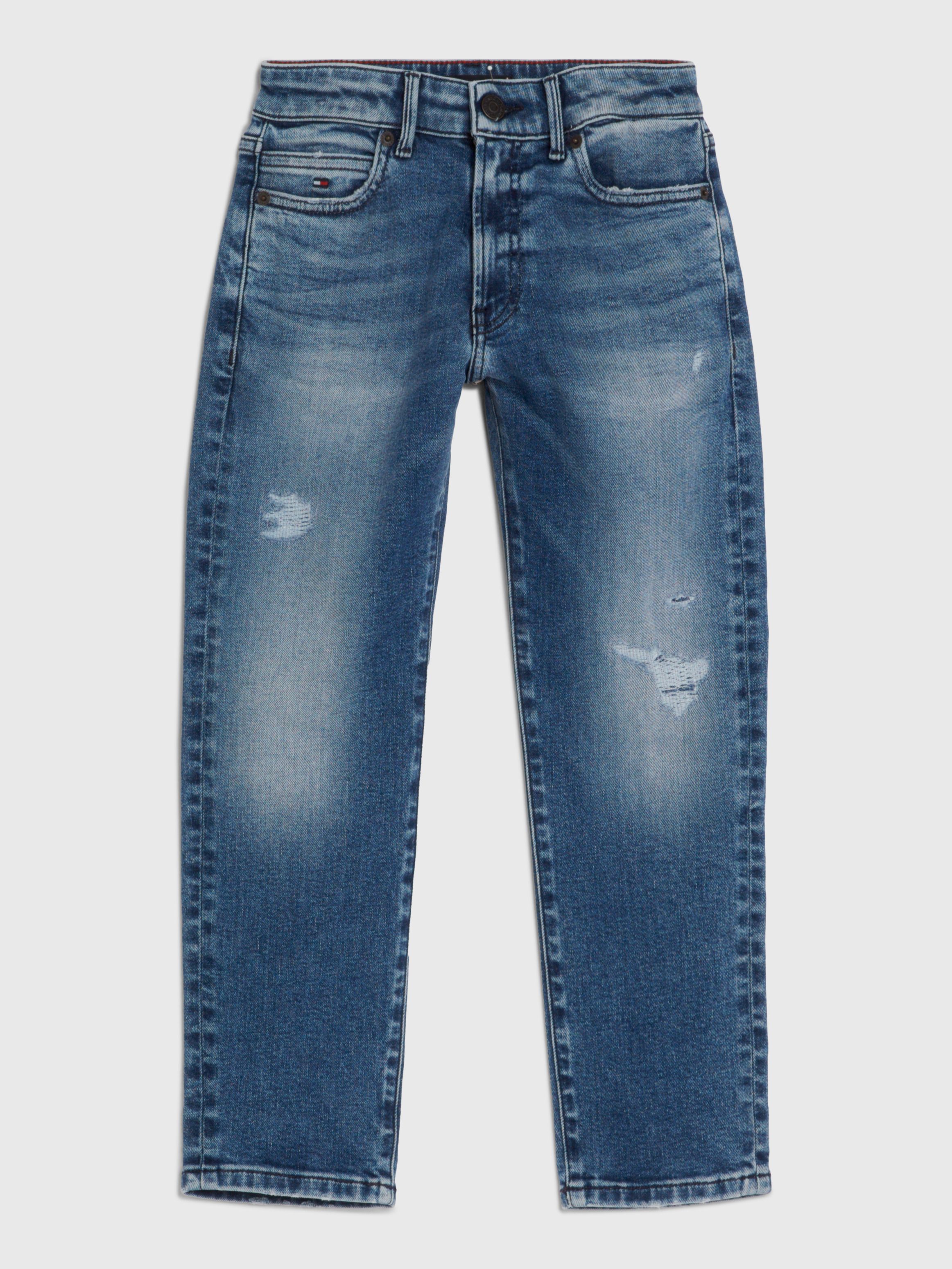 Modern Straight Distressed Essential Jeans | Tommy Hilfiger® UAE