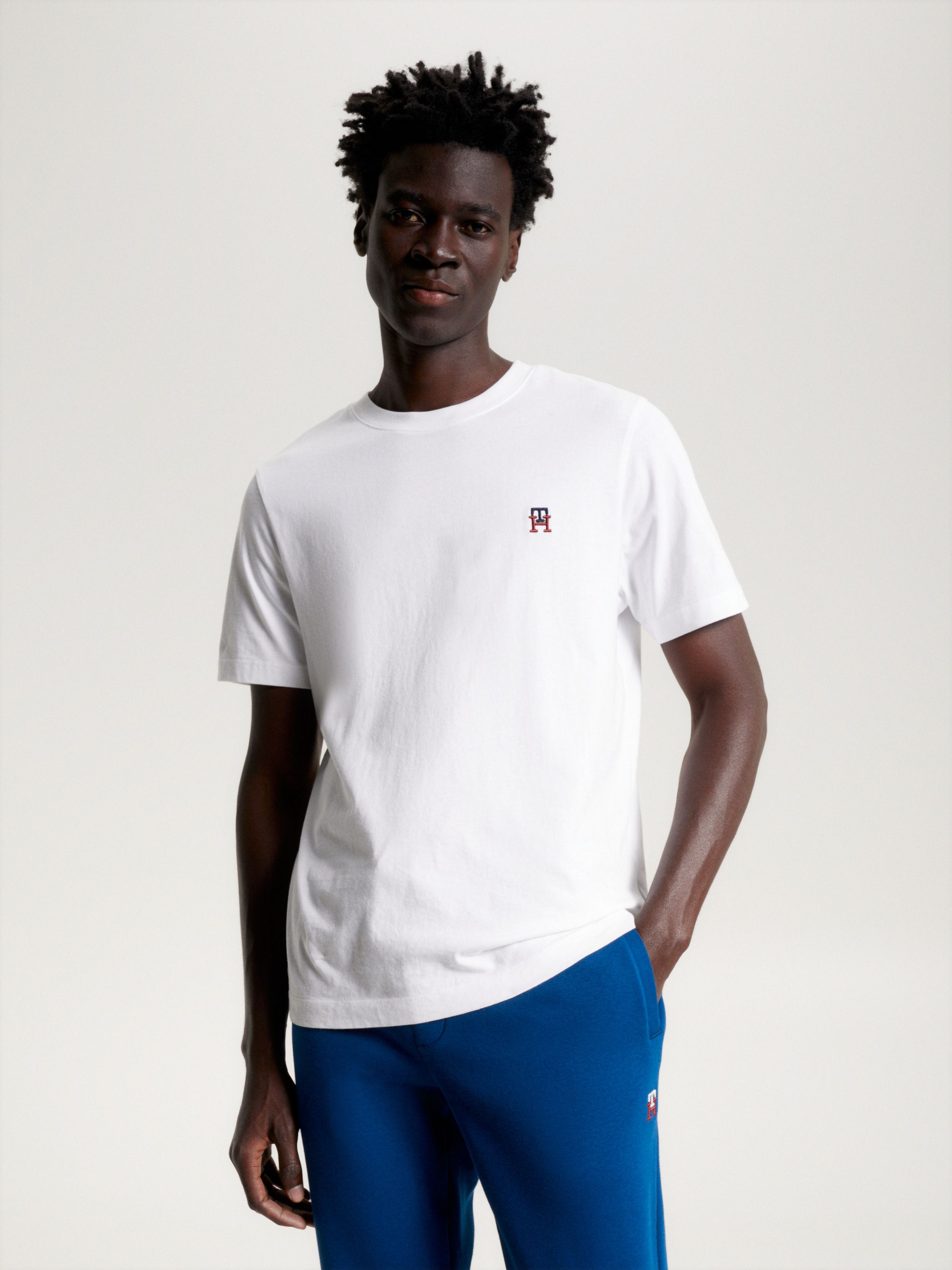 TH Monogram Embroidery T-Shirt | Tommy Hilfiger