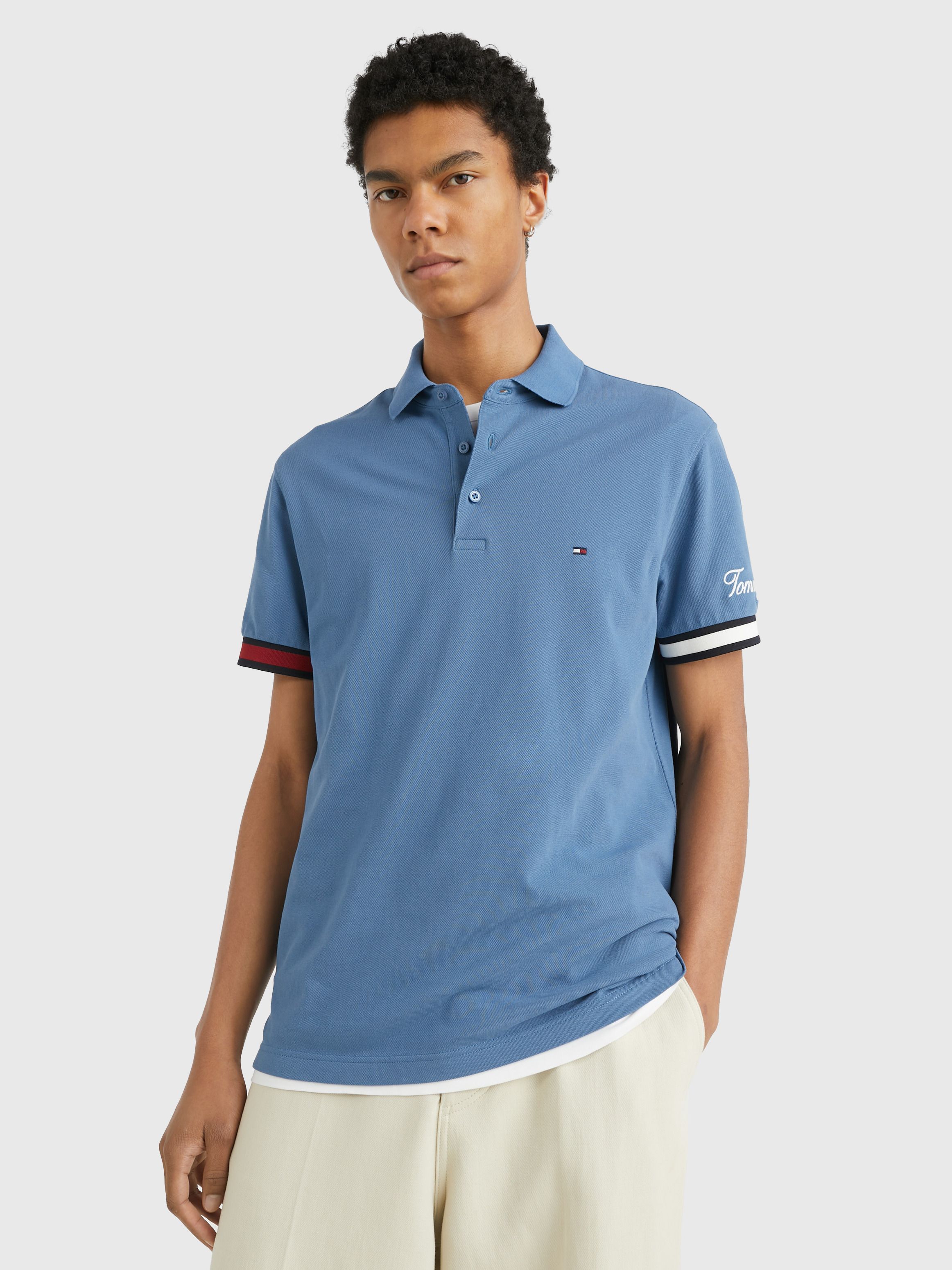 Slim Fit Signature Logo Polo | Tommy Hilfiger® UAE