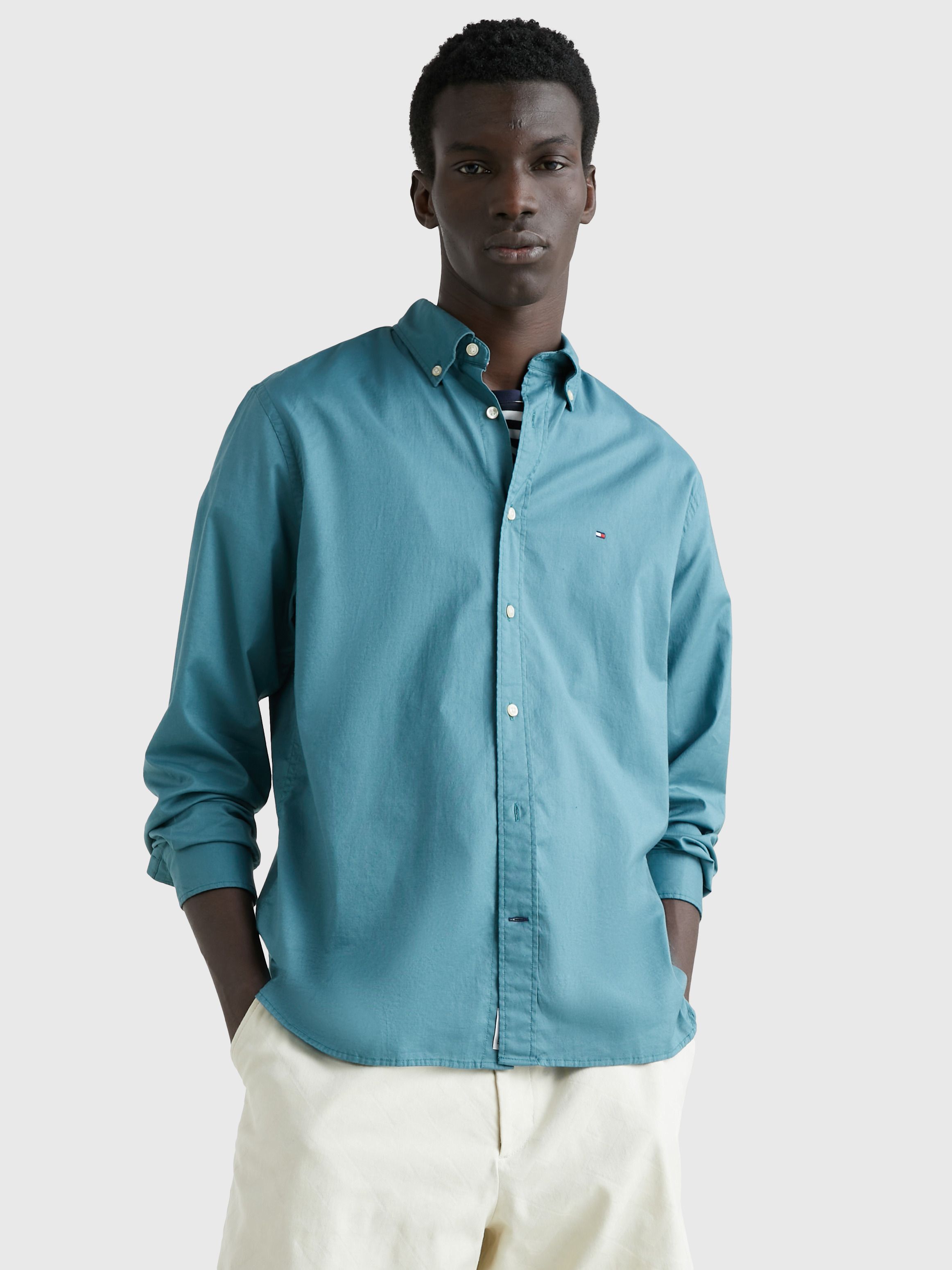 TH Flex Poplin Regular Fit Shirt | Tommy Hilfiger