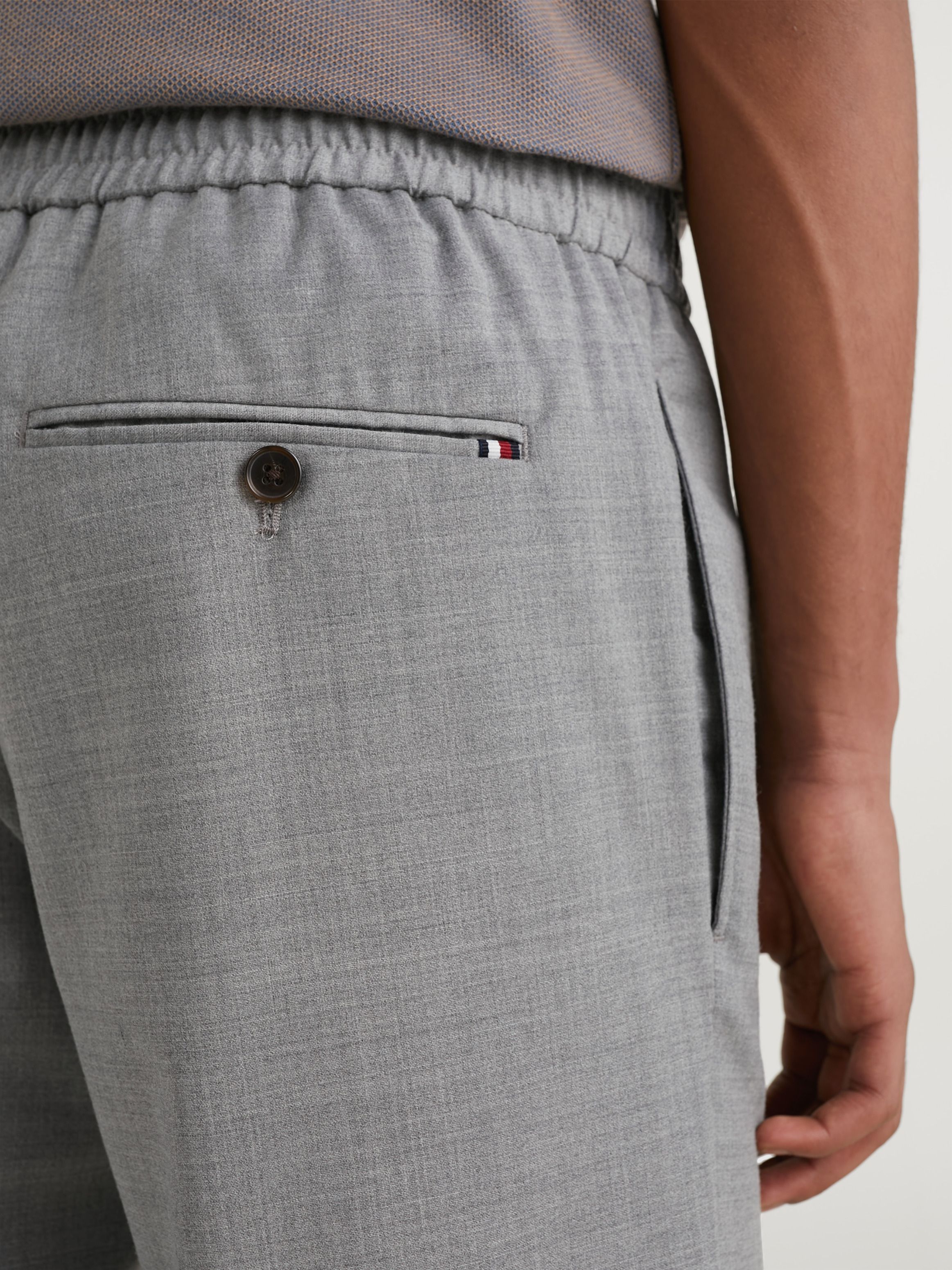 Elasticated Waist Tapered Trousers | Tommy Hilfiger® UAE