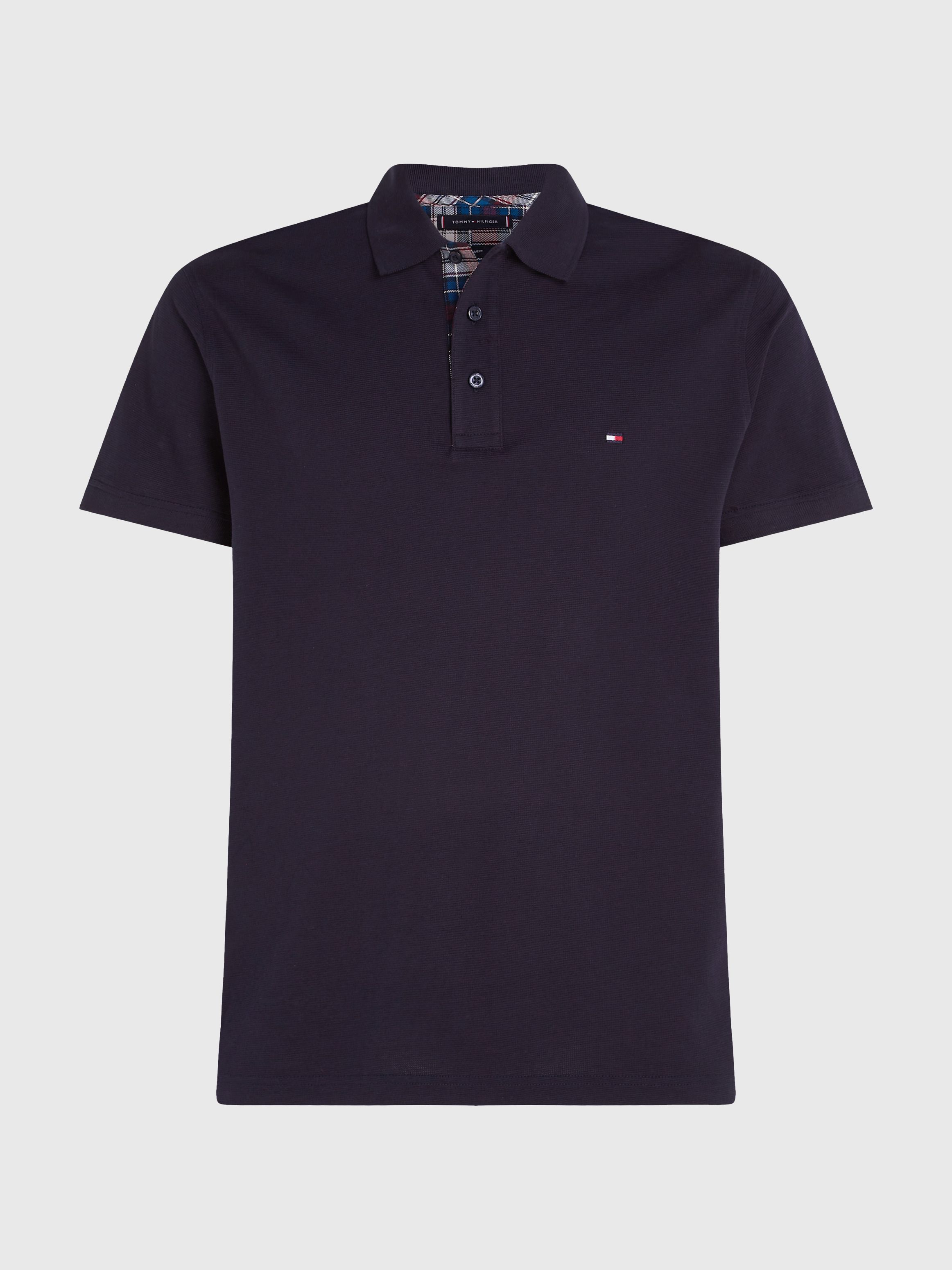 Check Placket Regular Fit Polo | Tommy Hilfiger
