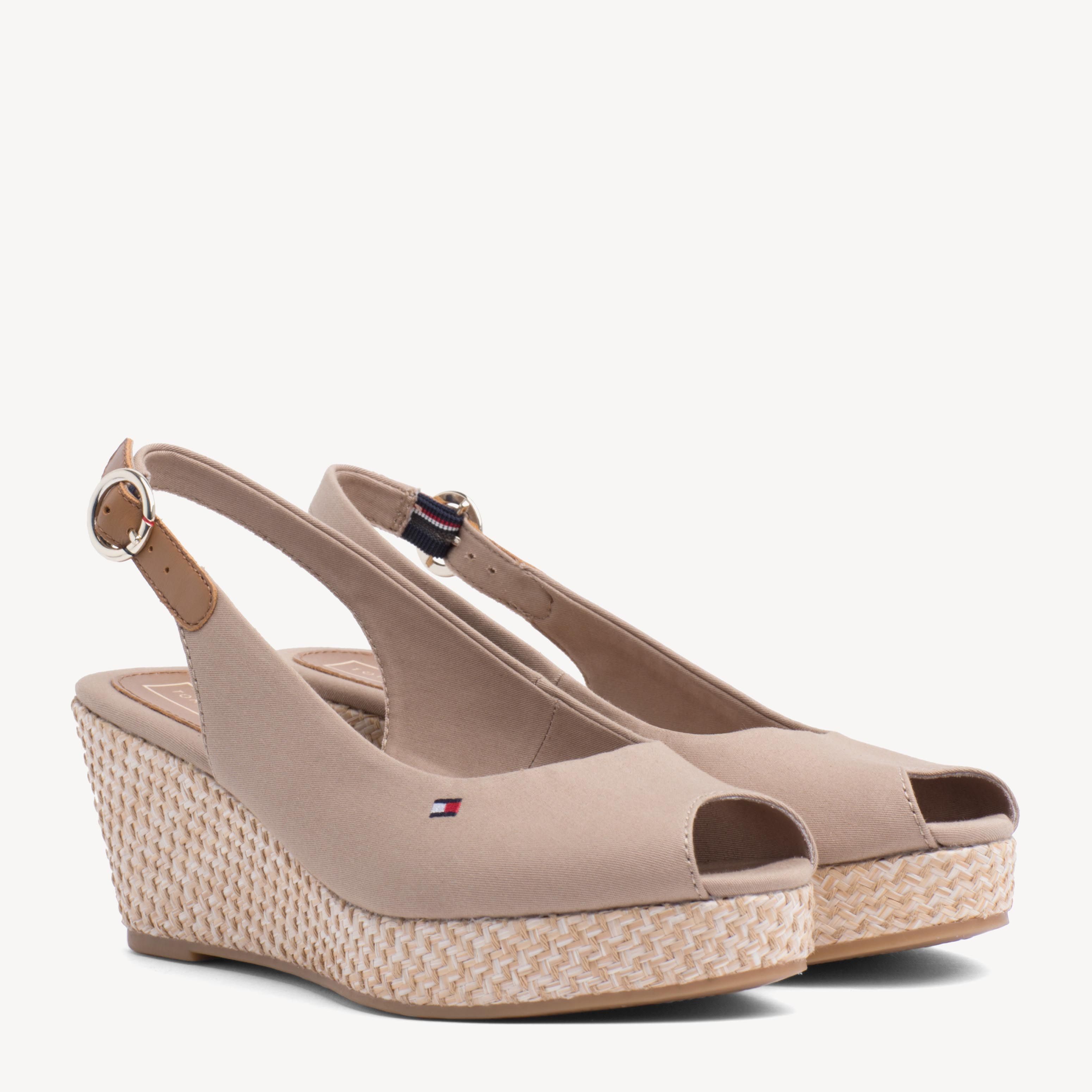 tommy hilfiger cobblestone wedges