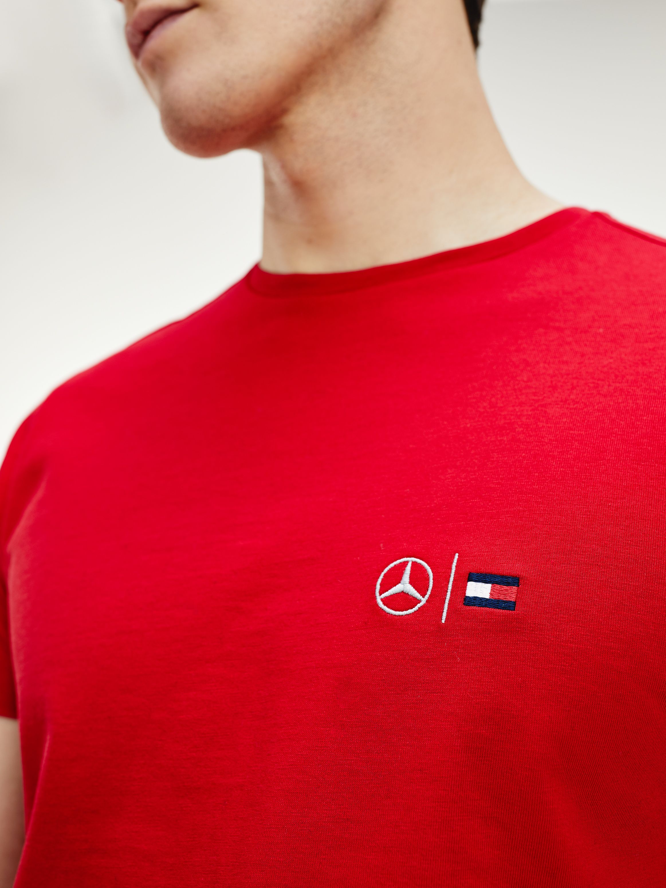 Men's Mercedes-Benz Logo Cotton T-Shirt 