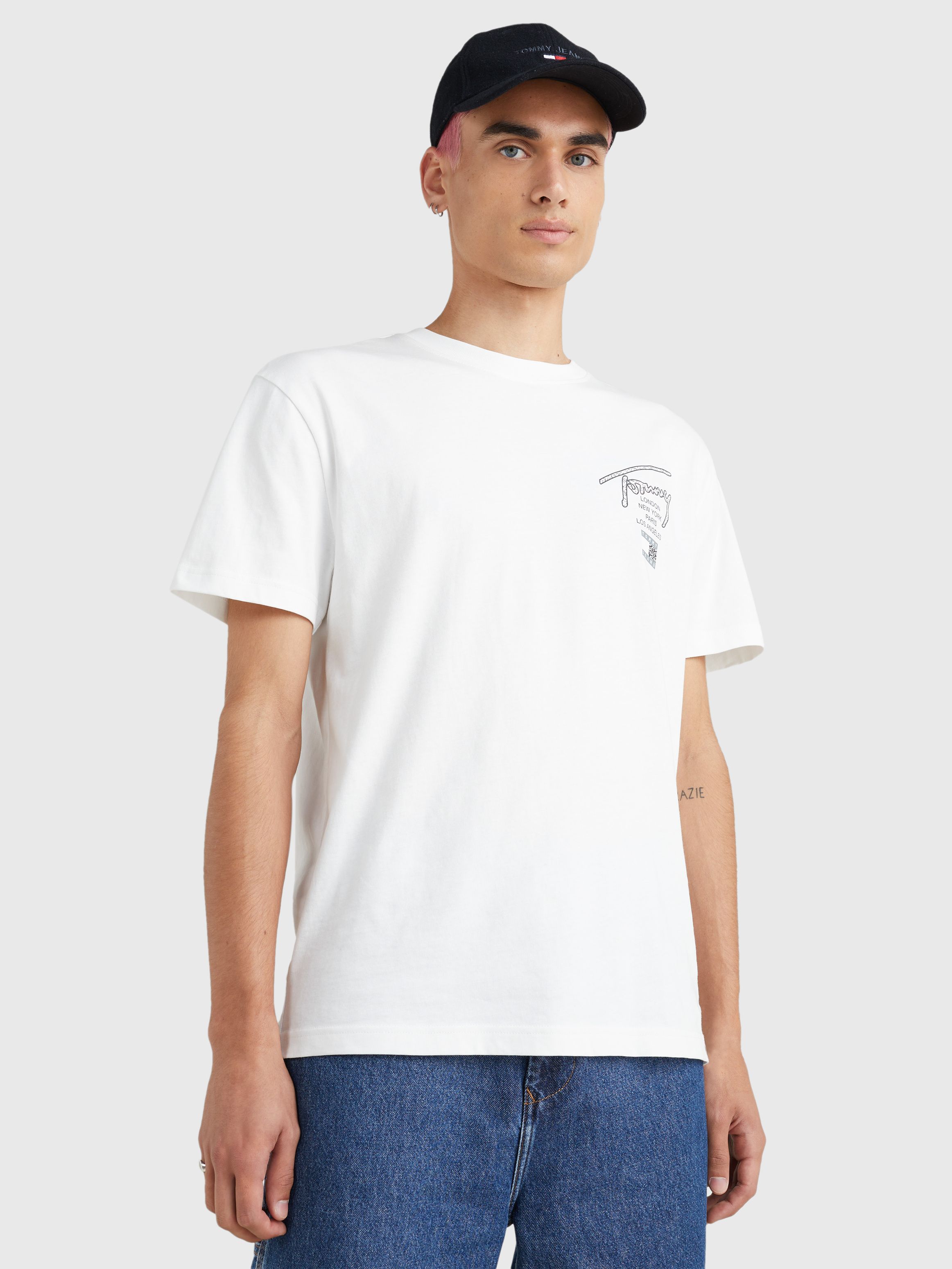 Signature Logo Classic Fit T-Shirt | Tommy Hilfiger