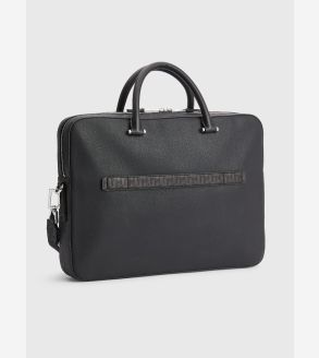 Tommy hilfiger business leather computer bag hotsell