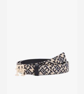 Ameri 新品未使用2WAY IMANE JACQUARD BELT Reversible belt with gold logo | Armani Exchange