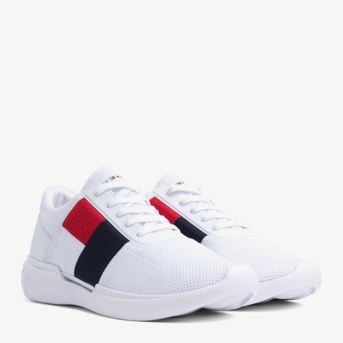tommy hilfiger knitted lightweight sneaker