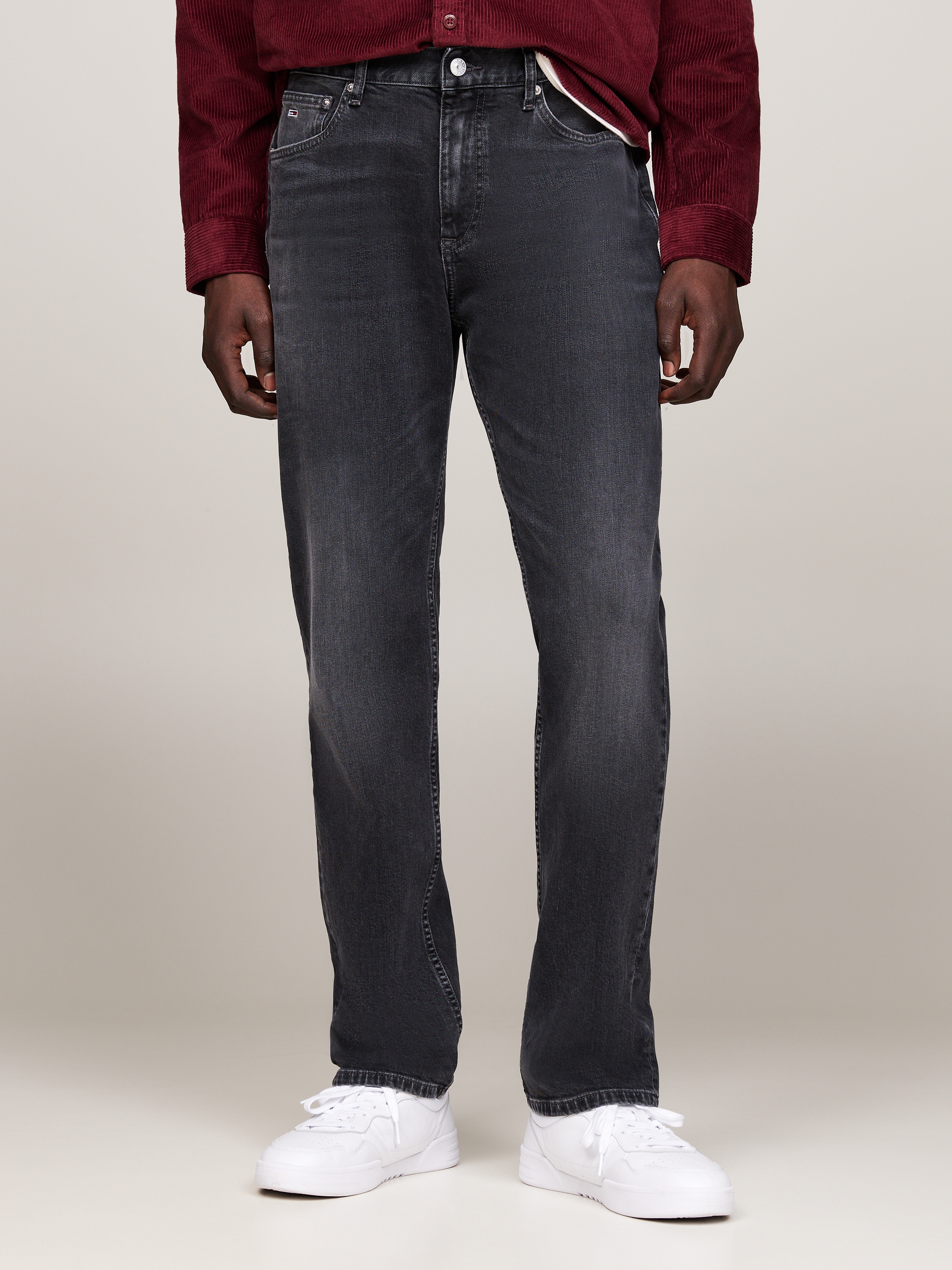 Ryan Black Slim Straight Jeans