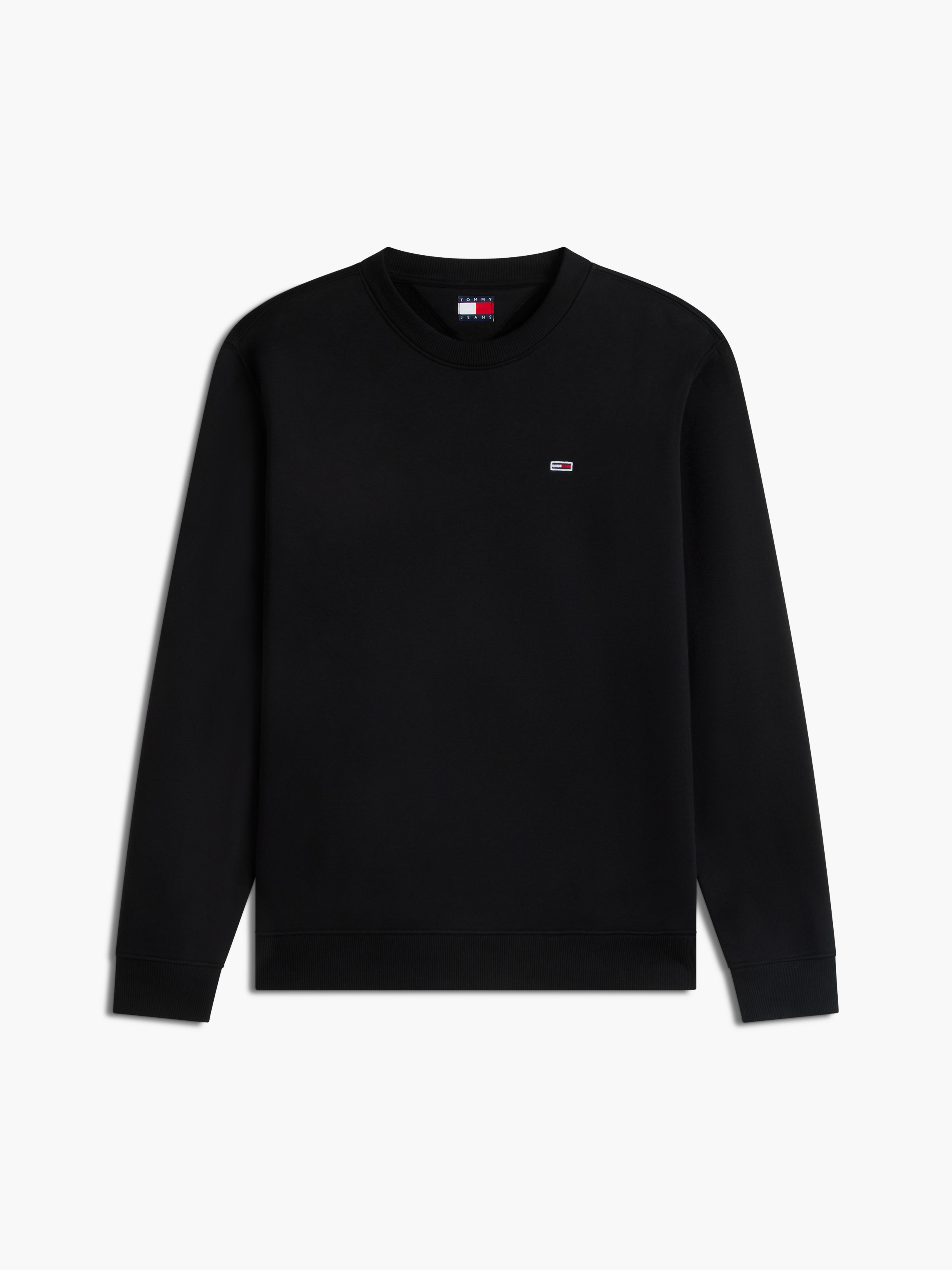 Tommy Flag Embroidery Brushed Fleece Jumper