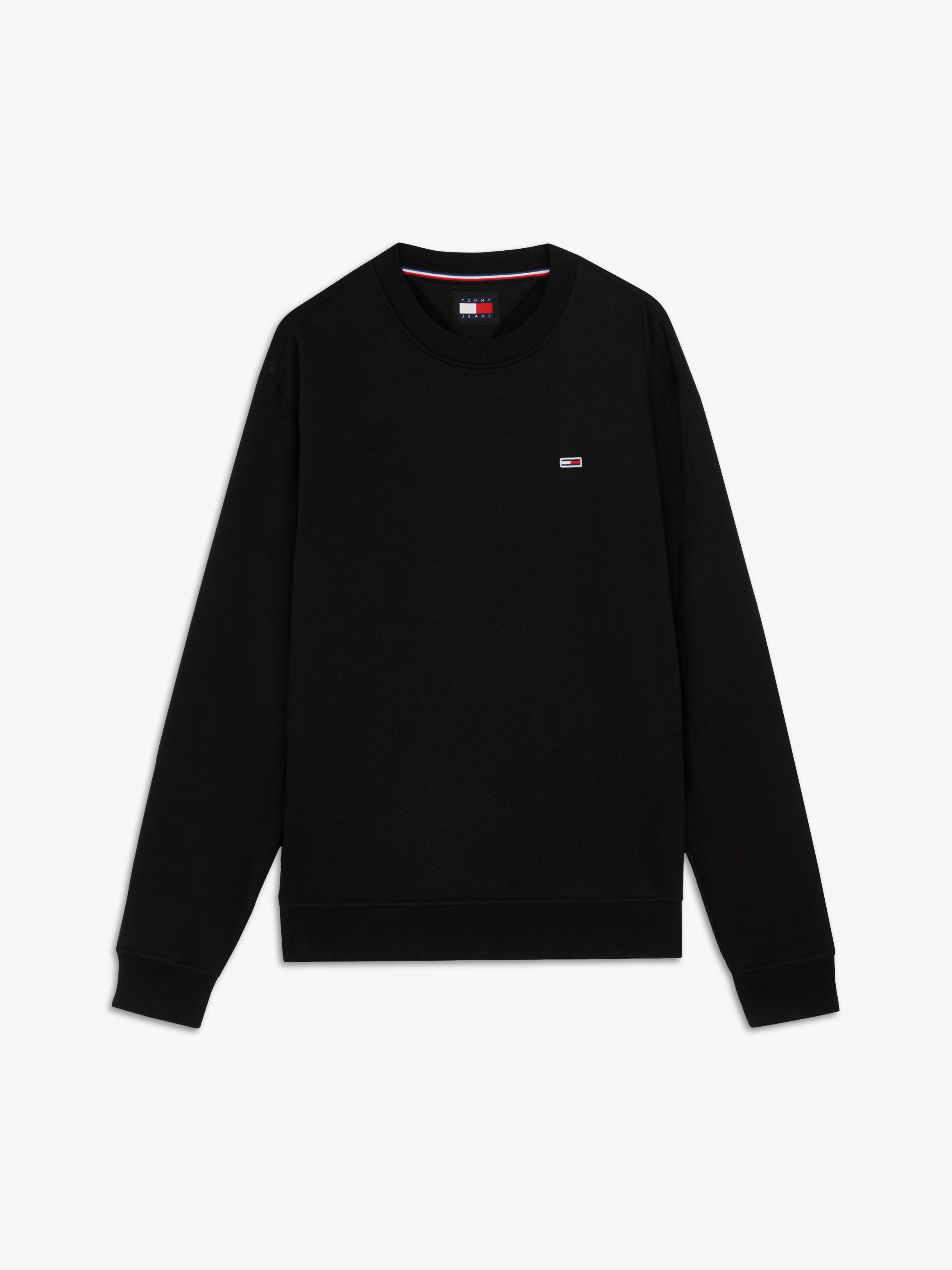 Tommy Flag Embroidery Brushed Fleece Jumper