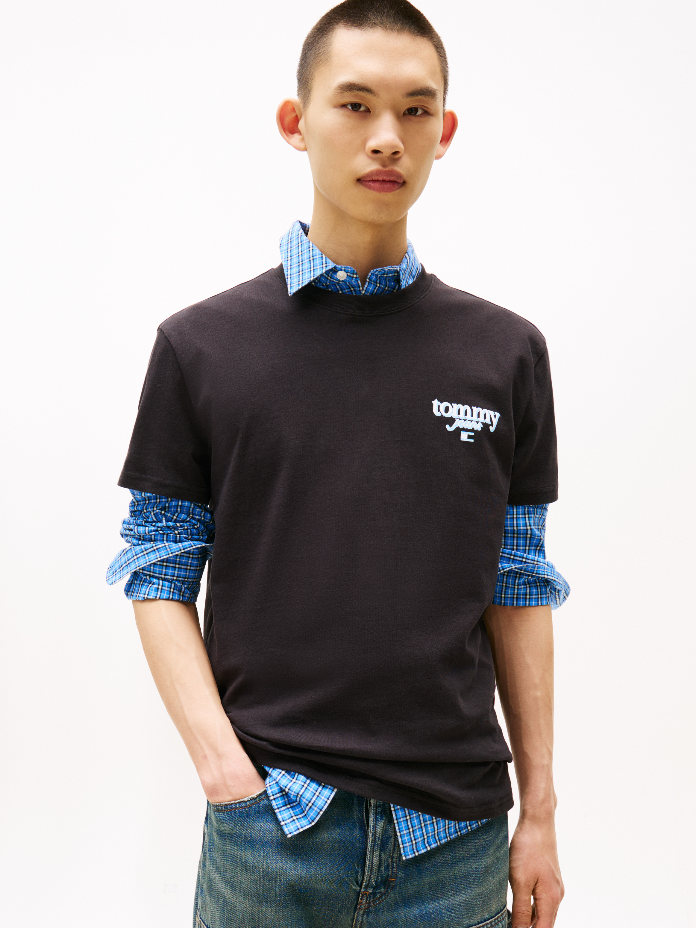Signature Back Logo Crew Neck T-Shirt