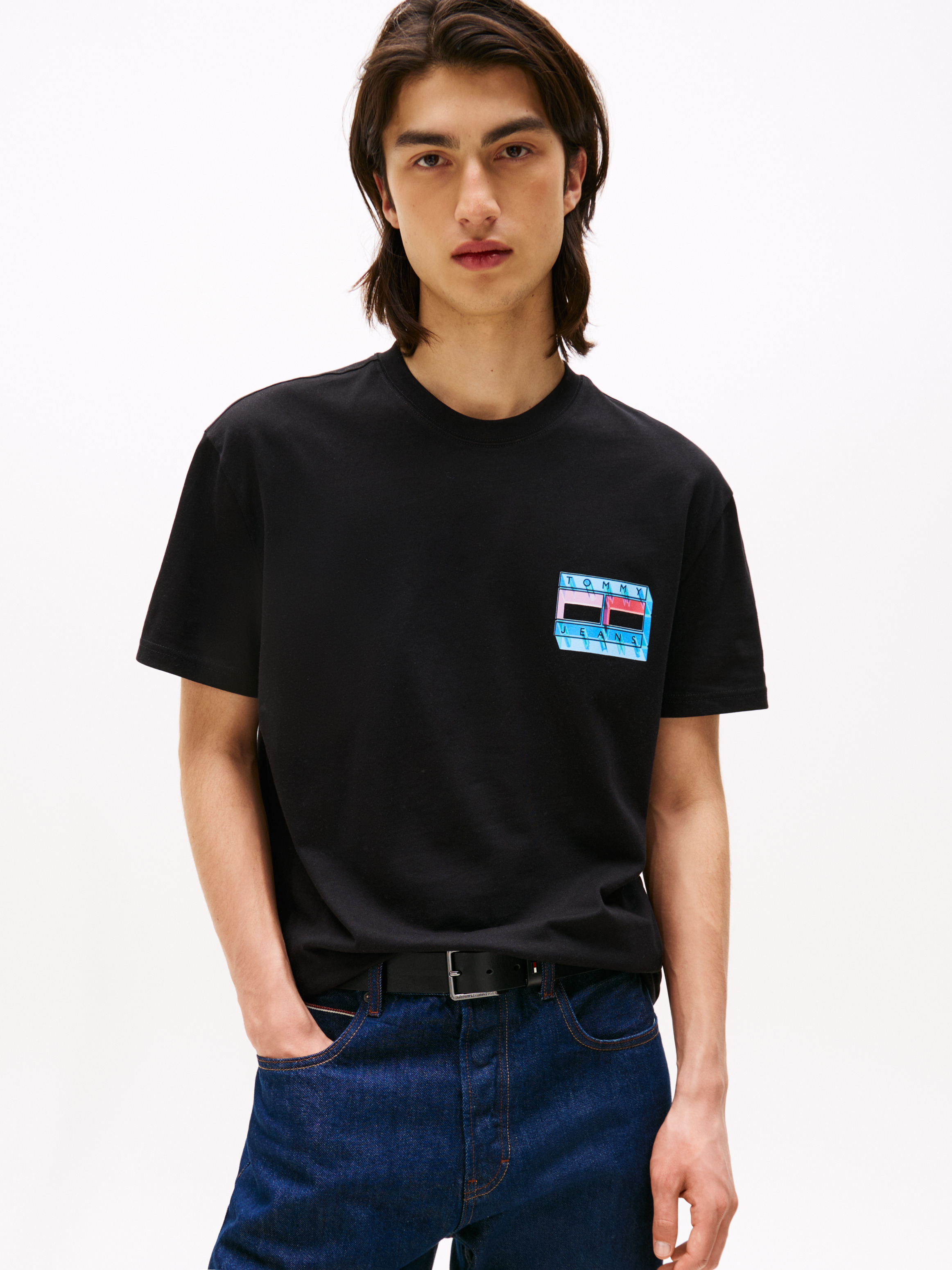 Back Graphic Crew Neck T-Shirt